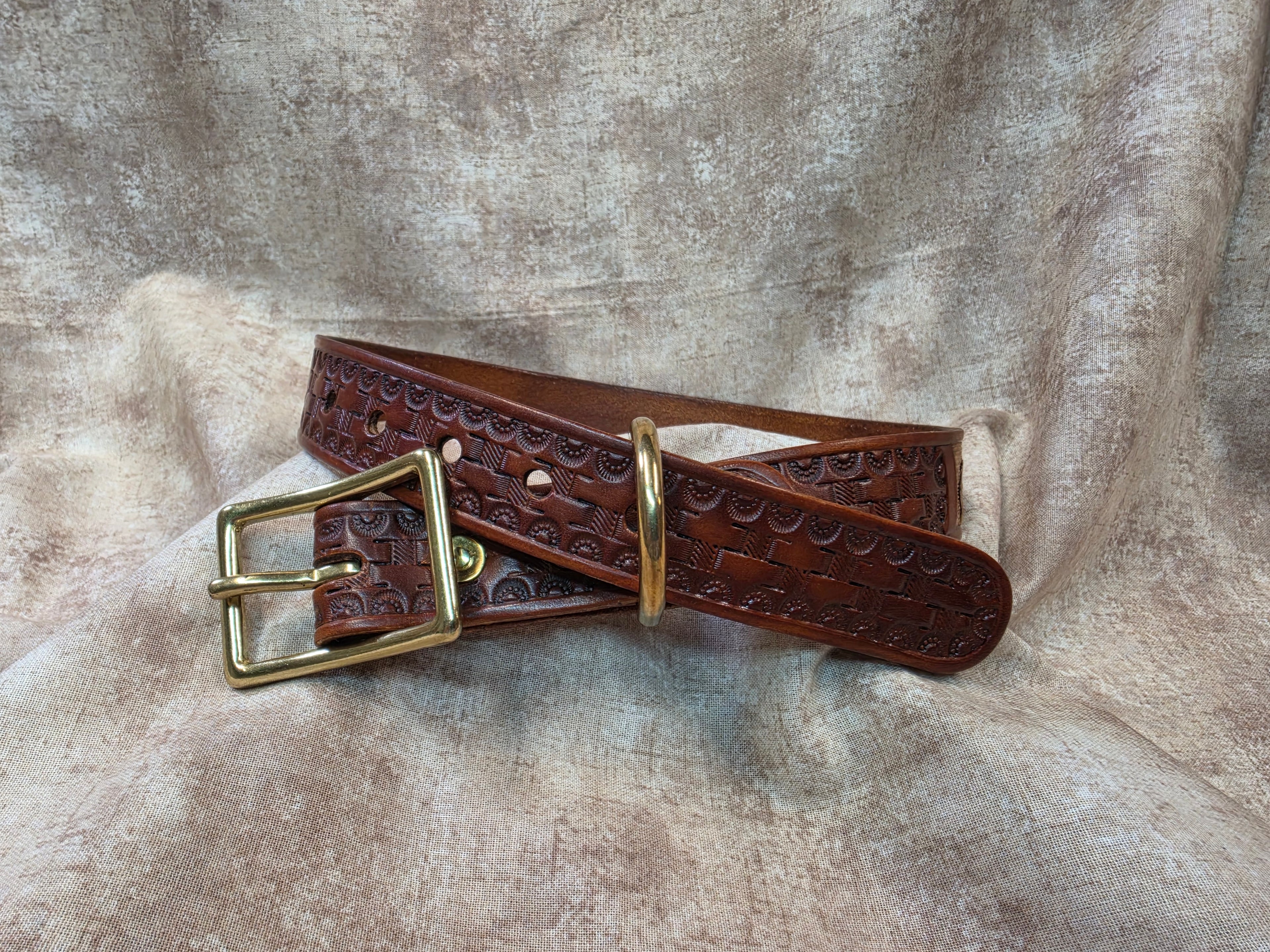 Large Dog Collar, Western Floral