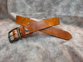 Beautiful Complete Hand Made Classy Light Brown Belt. Size 34".